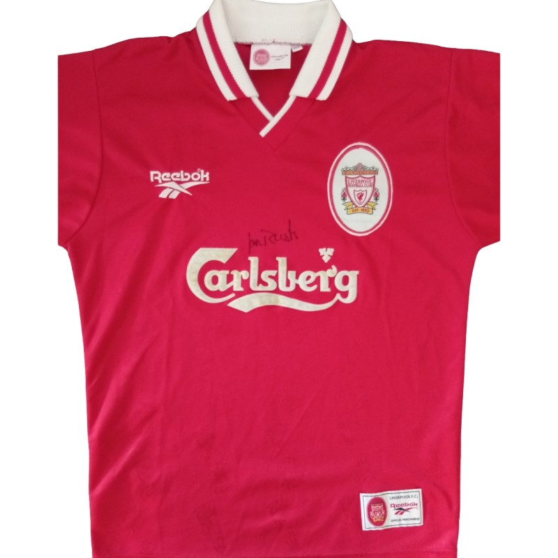 Ian Rush's Liverpool Signed Vintage Shirt