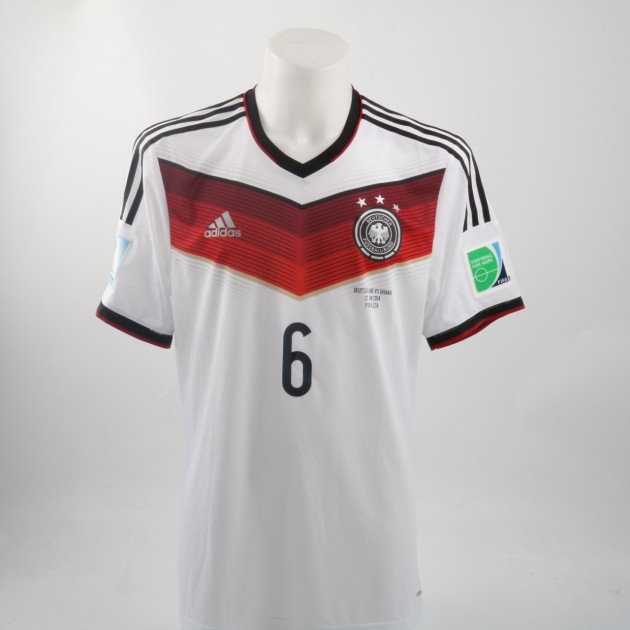 Khedira shirt, issued/worn Germania-Ghana Mundial 2014