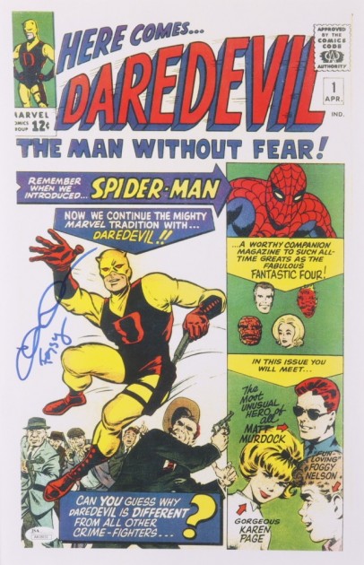 Poster "Daredevil" autografato da Elden Henson 