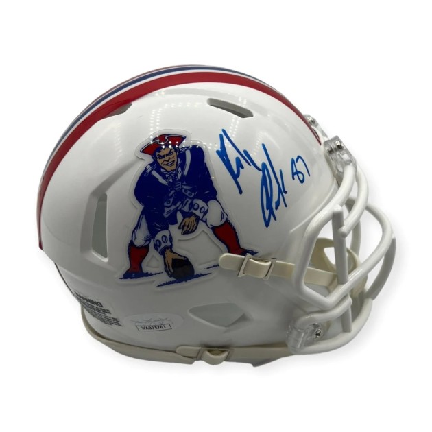 Rob gronkowski sales signed helmet