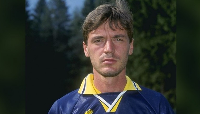 Fattori's Hellas Verona Match-Issued Signed Shirt, 1995/96