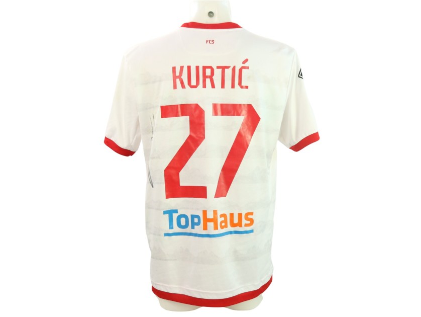 Maglia Kurtic unwashed Sudtirol vs Frosinone 2024 - Autografata