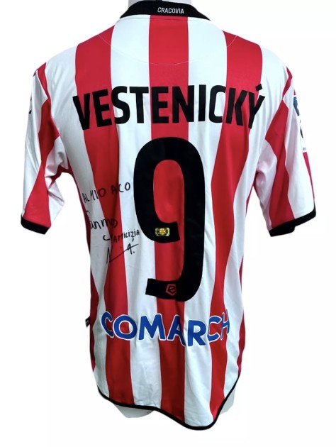 Vestenicky's Cracovia Signed Match-Issued Shirt, 2016/17