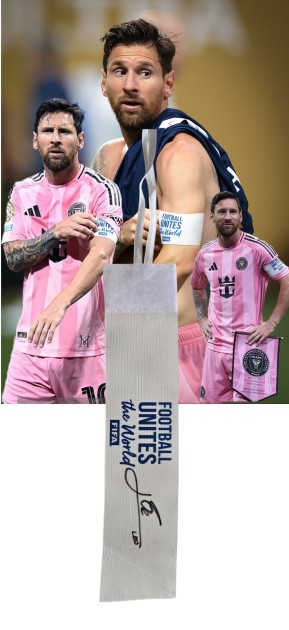 Messi's Inter Miami Signed Captain's Armband, 2025/26