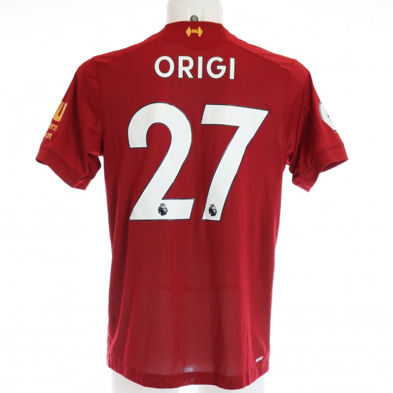 Maglia Origi Liverpool FC in edizione limitata, 2019/20 – preparata ed autografata