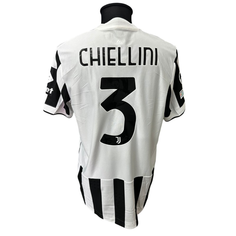 Chiellini's Issued Shirt, Juventus vs Chelsea UCL 2021