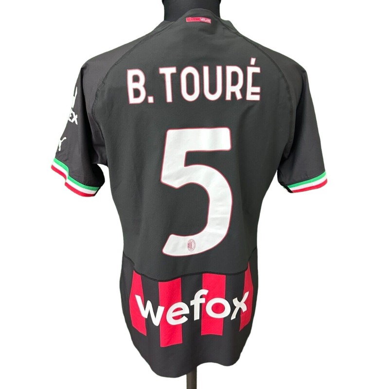 Ballo-Toure's AC Milan Issued Shirt, 2022/23