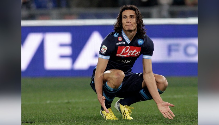 Cavani's Napoli Worn and Signed Shirt, 2012/13 