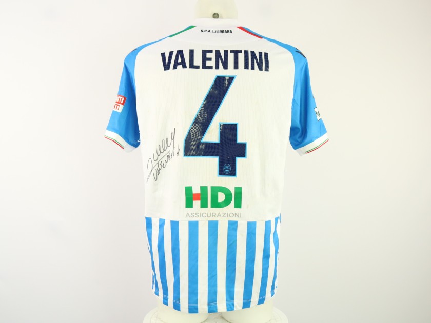 Valentini's unwashed Signed Shirt, SPAL vs Pineto 2024 - CharityStars