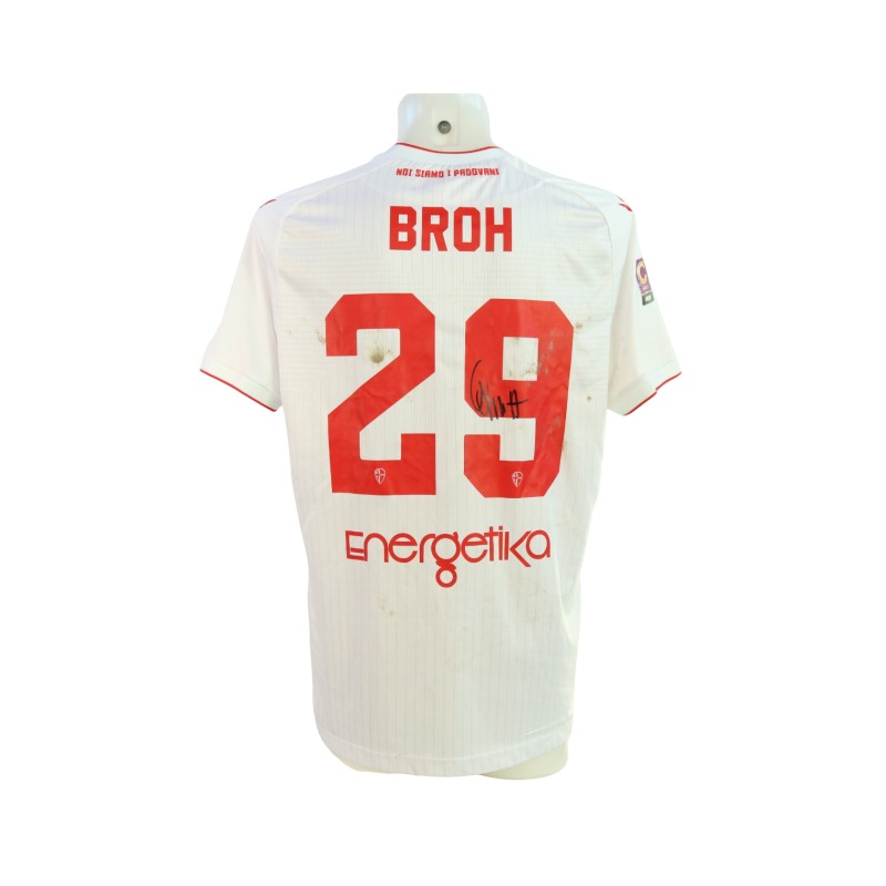 Broh's Signed Unwashed Shirt, Padova vs Triestina 2024