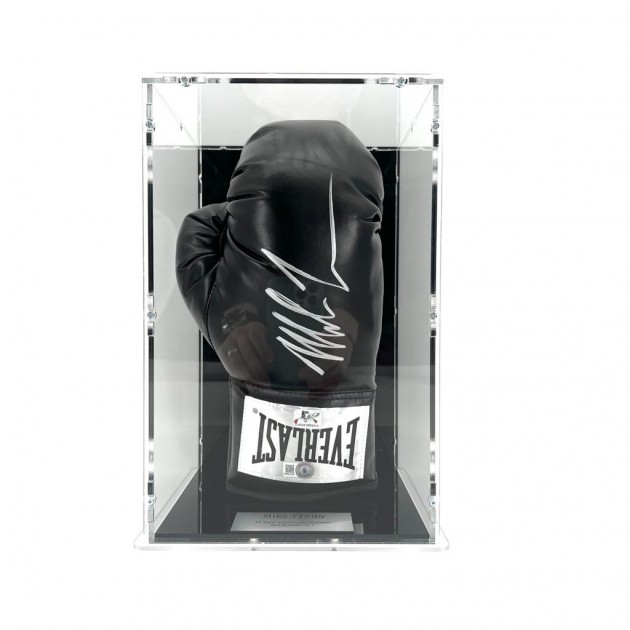 Mike Tyson Signed and Framed Boxing Glove