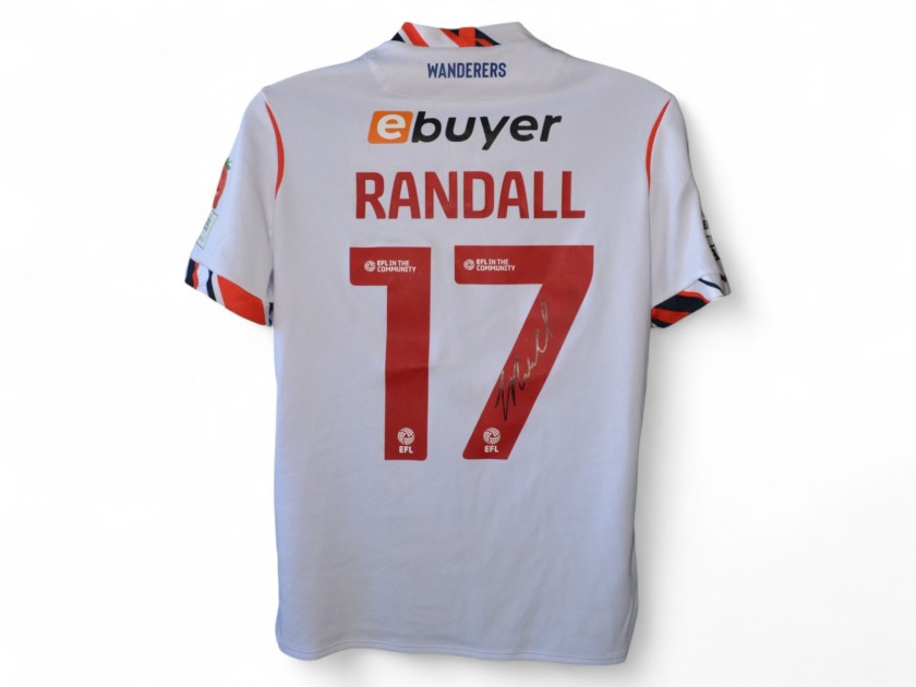 Joel Randall's Bolton Wanderers 2025/26 Signed Match Worn Shirt, vs Lincoln City 