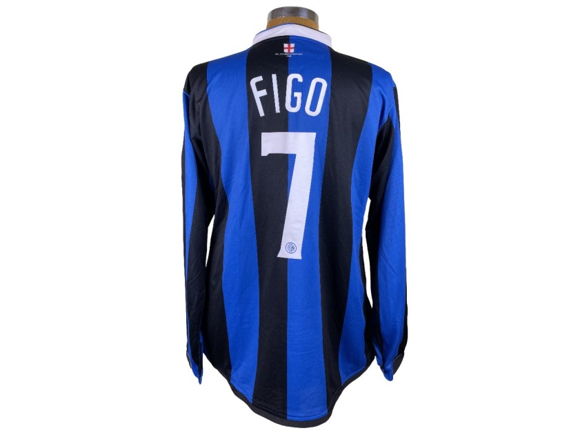 Luis Figo's Inter Milan 2006/2007 Match Shirt