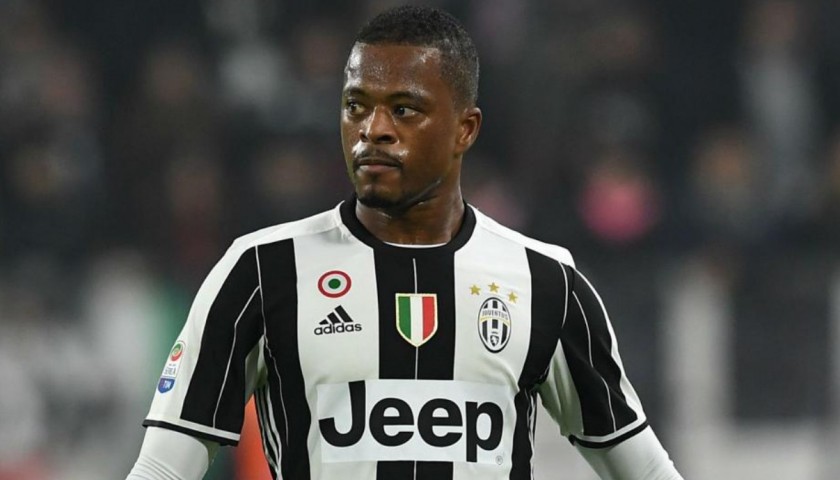 Evra's Juventus Match Shirt, 2016/17