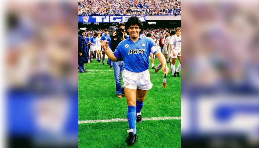 Maradona's Napoli Match-Issue/Worn Shirt, 1989/90 Season