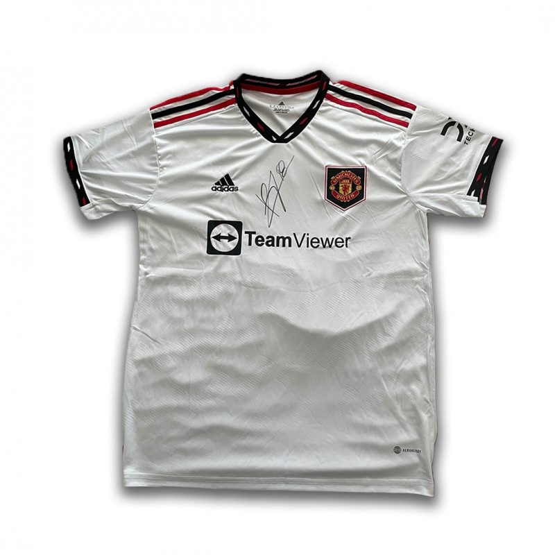 Bruno Fernandes' Manchester United Signed Official Shirt 