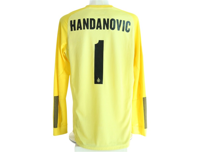 Handanovic's Inter Match-Issued Shirt Inter, 2015/16