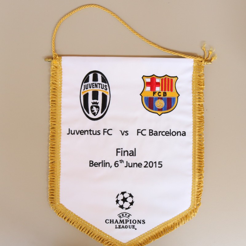Final CL Juventus vs Barcelona 2015, Match Pennant