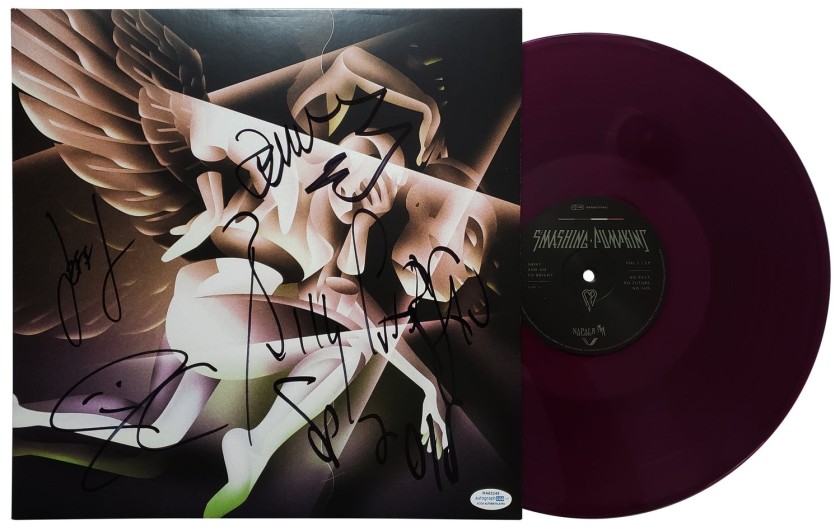 The Smashing Pumpkins Signed Shiny & Oh So Bright Colored Vinyl Album