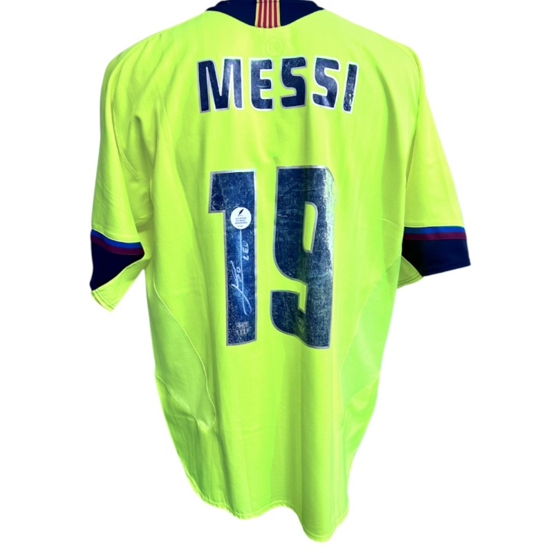 Maglia Ufficiale Messi Barcellona, 2005/06  - Autografata