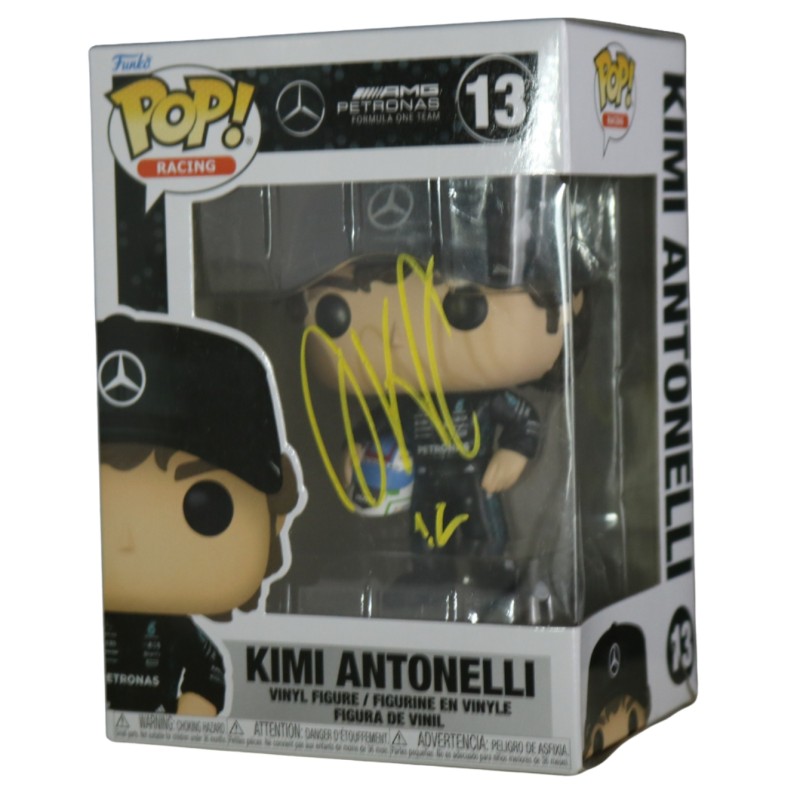 Kimi Antonelli's Mercedes signed Funko POP 