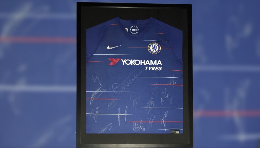 Official Chelsea Shirt Signed by the Team