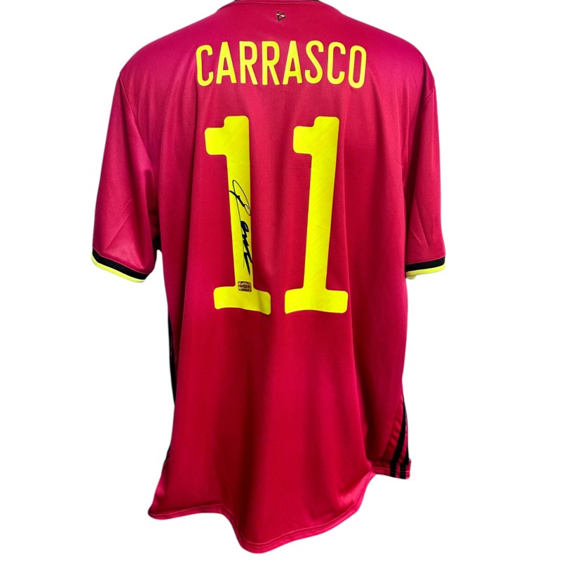 Carrasco's Belgium Signed Official Shirt, EURO 2020