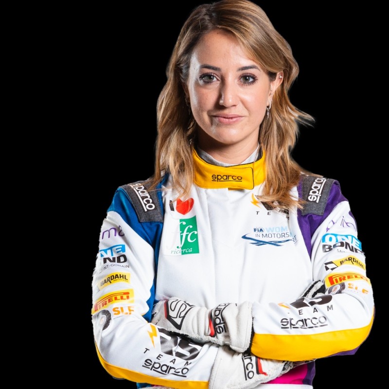 Tuta gara rally indossata e autografata, pilota Rachele Somaschini – Campionato Italiano Rally 2023