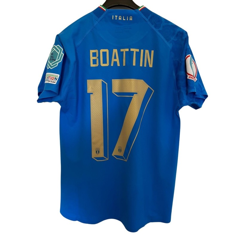 Boattin's Italy Match-Issued Shirt, Women's Euro 2022