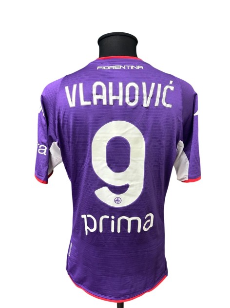 Maglia Vlahovic Unwashed Fiorentina vs Cosenza, Coppa Italia 2021