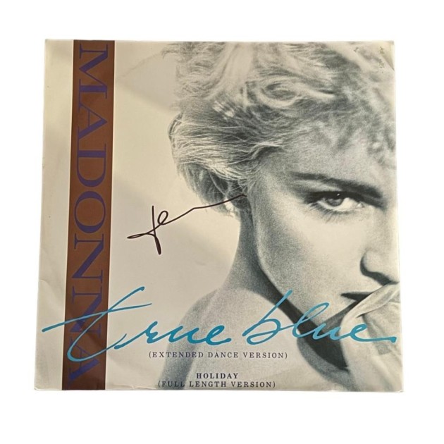 Madonna Signed True Blue 12" Vinyl