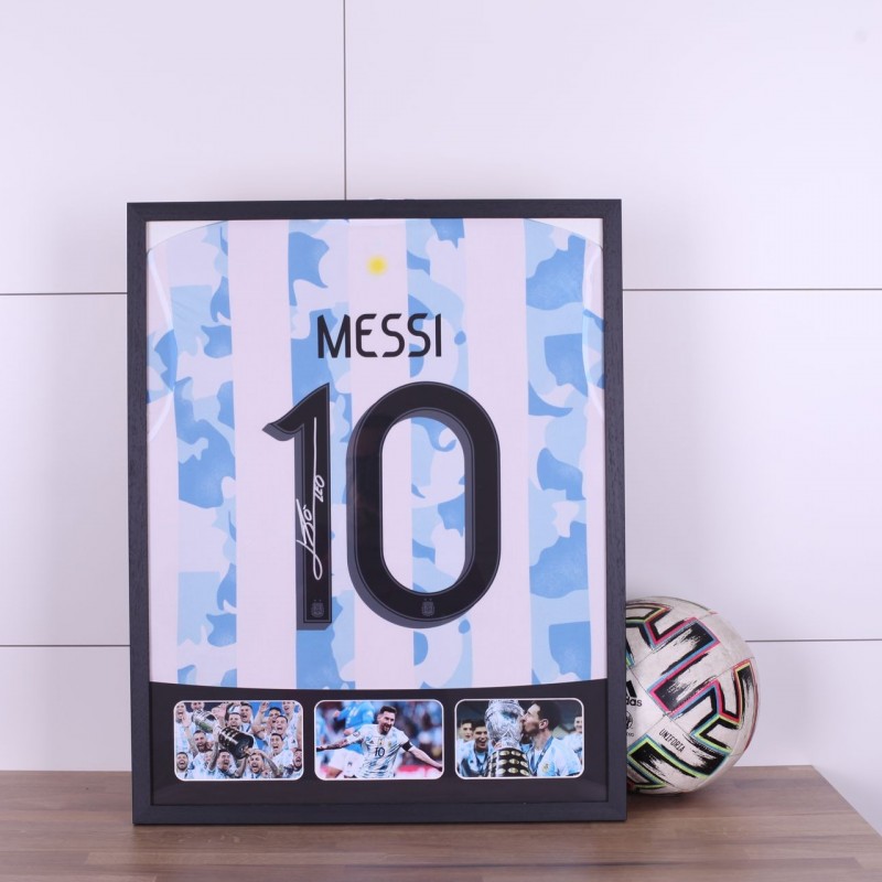 Lionel Messi Last Dance Match Shirt vs France World Cup Final 2022 Qatar -  CharityStars