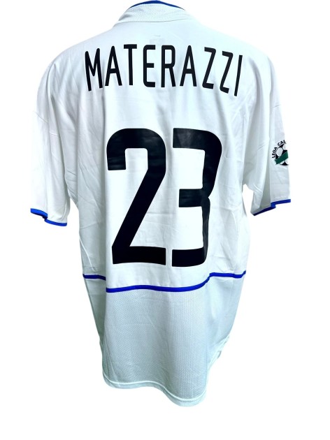 Materazzi's Inter Match-Worn Shirt, 2003/04