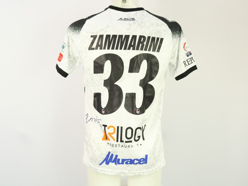 Maglia Zammarini unwashed Sorrento vs Catania 2024 - Autografata