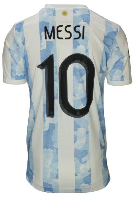 Messi's Match Shirt, Italy vs Argentina - Finalissima 2022