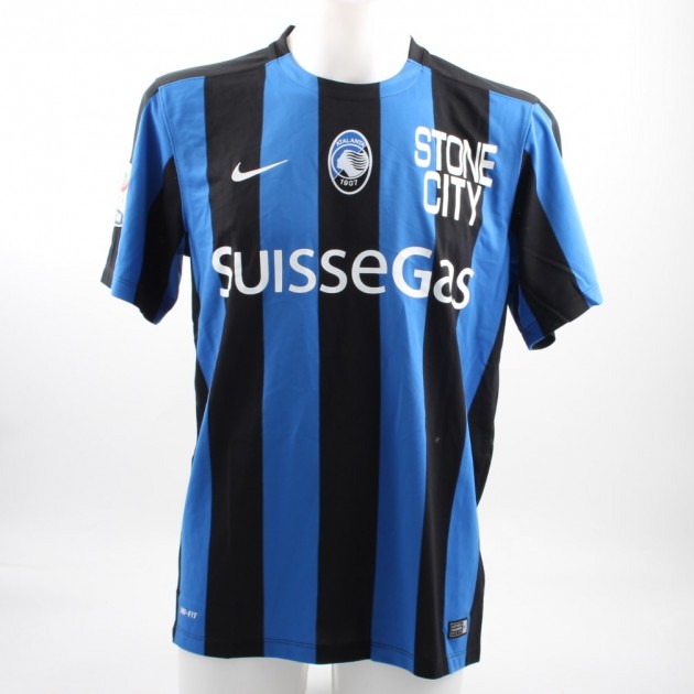 Gomez Atalanta shirt, issued/worn Serie A 2015/2016