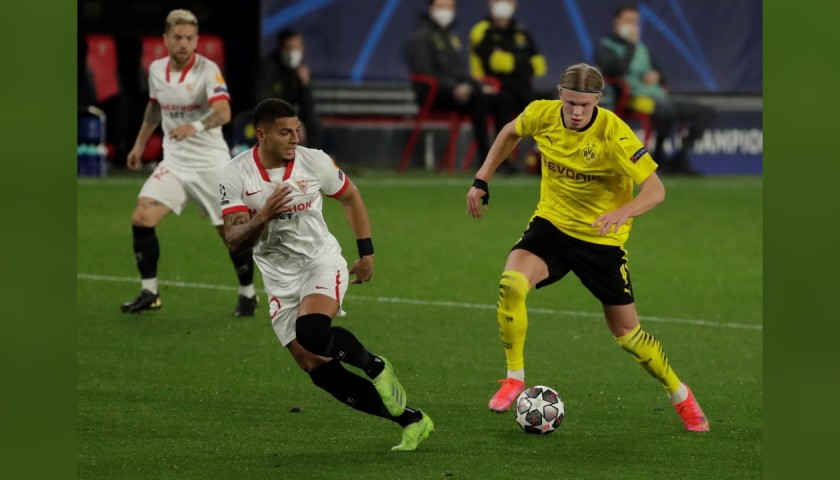 Match-Ball, Sevilla-Borussia Dortmund 2021 - Signed by Haaland