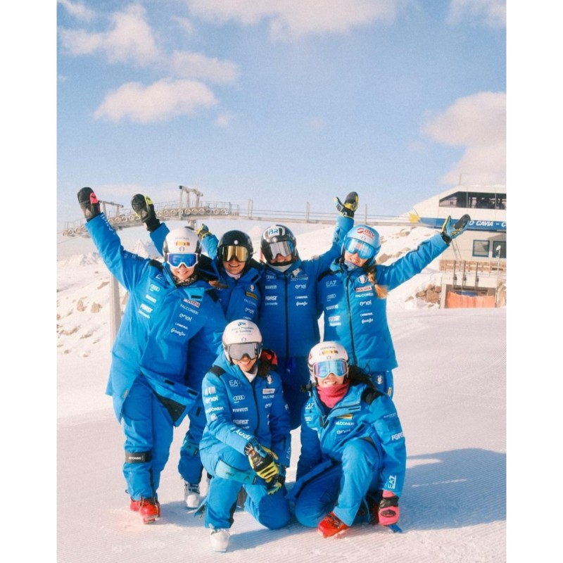 Olympics Downhill Ski Suit – Signed by the Women’s Downhill Team