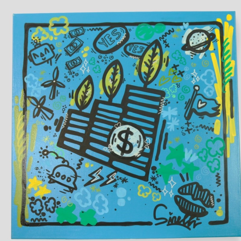 Canvas "FINANCIAL INCLUSION" by Massimo Sirelli