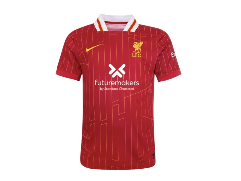 Win a Taylor Hinds  'Standard Chartered x Liverpool FC' Futuremakers Match-Worn Shirt