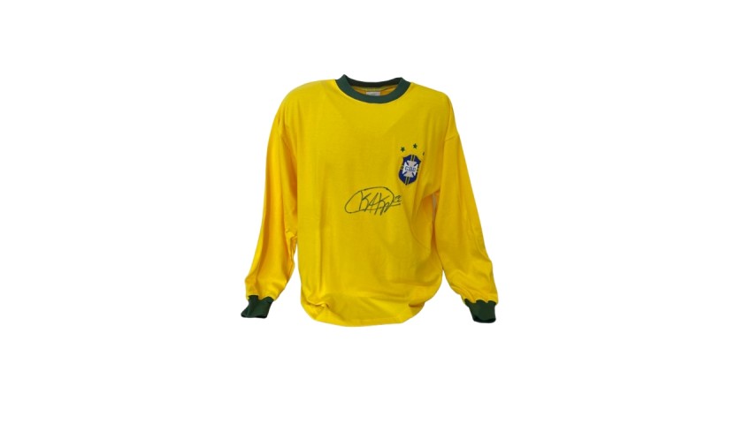 Kaka's Official Brazil Signed Shirt, 2002 - CharityStars