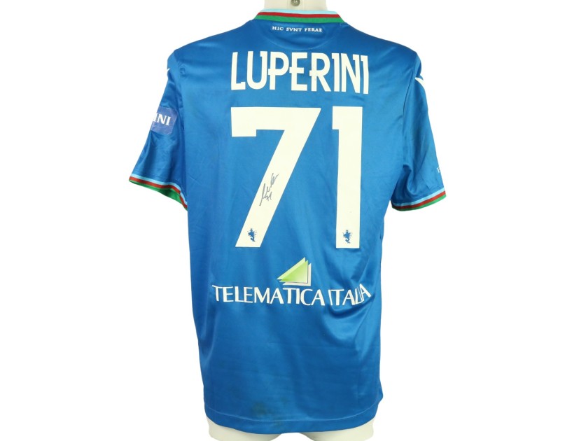 Luperini's Match-Worn Signed Shirt, Ternana vs Spezia 2024