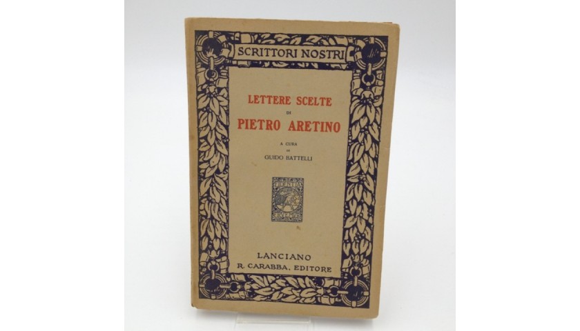 "Lettere scelte" - Pietro Aretino, 1916