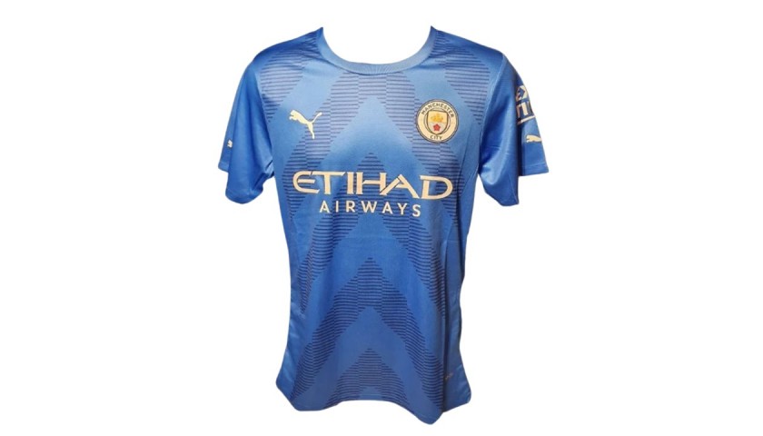 Ederson's Manchester City Signed Shirt - 2022/23 - CharityStars