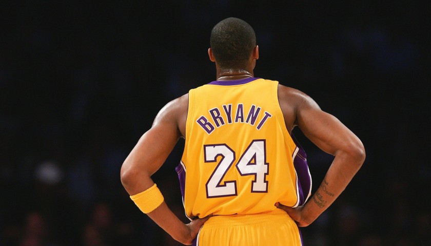 Bryant's Official LA Lakers Signed Jersey