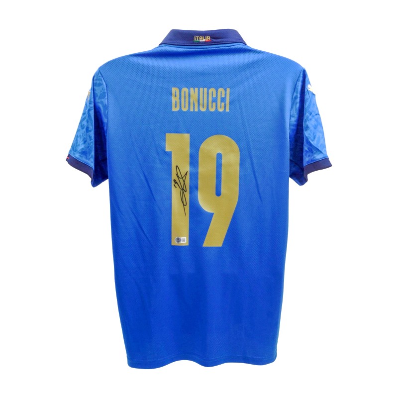 Leonardo Bonnuci's Italy Signed Replica Shirt