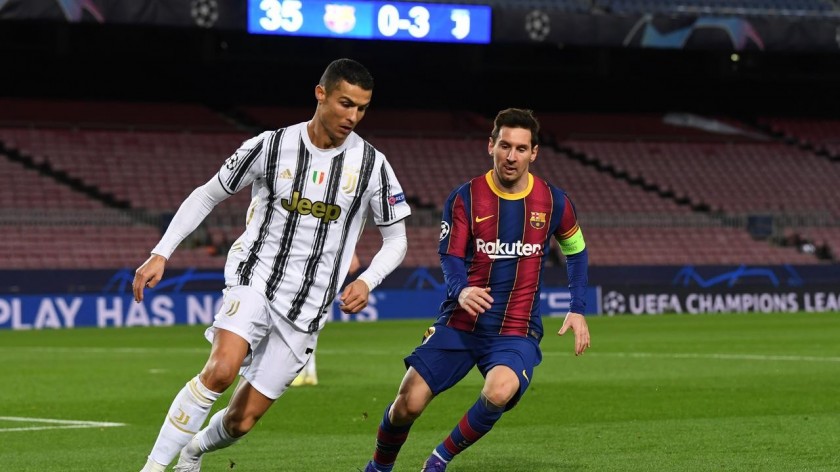 Messi's Match Signed Shirt, FC Barcelona vs Juventus FC 2020