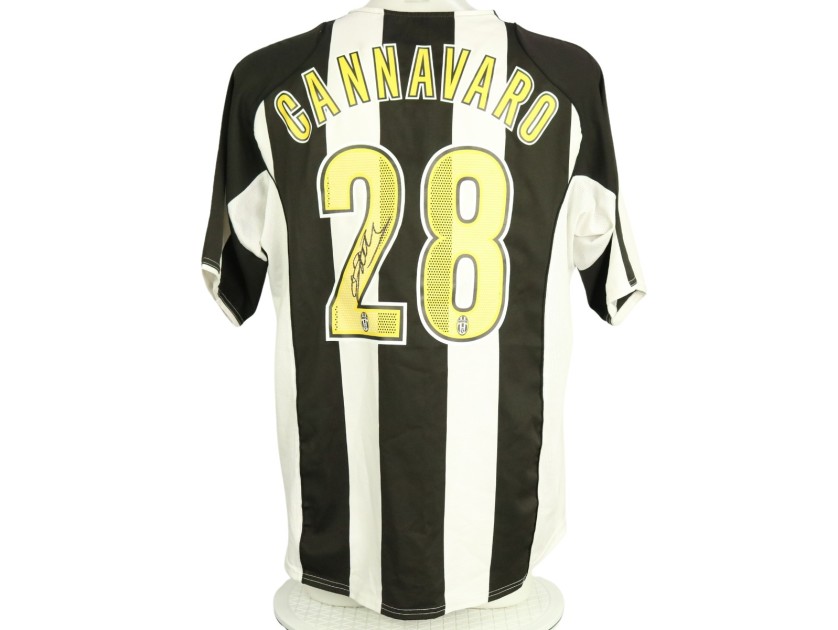 Cannavaro Official Signed Juventus Shirt, 2004/05