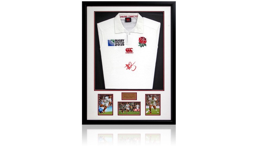 Manu Tuilagi Hand Signed England Rugby Jersey