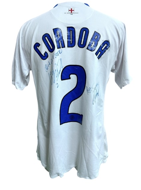Cordoba's Signed Match-Worn Shirt, Fiorentina vs Inter 2006